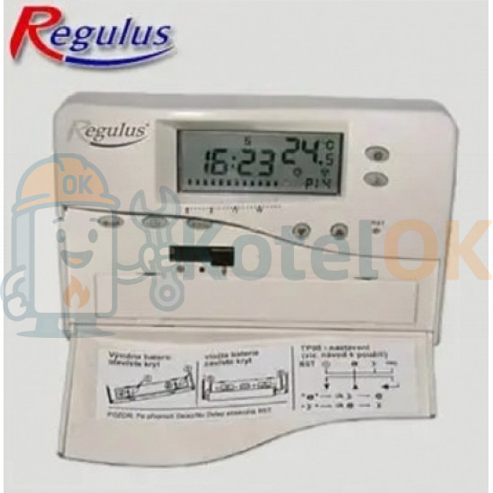 Купити Термостат програмований кімнатний,тижневий Regulus TP-08 LCD (6298) – оригінальна запчастина для котла