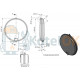 Купить Бак расширительный 7л 3/8 G . BAXI, Westen, 760622/810, 5668370, 760622 – оригинальная запчасть для котла