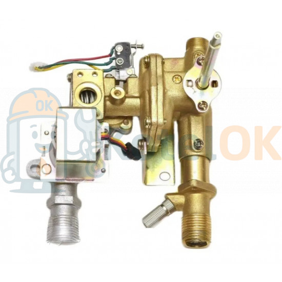 Купить Газо-водяной блок для колонки J0041 ,8-10 л. (под фланец) запчасть для котла Купить Газо-водяной блок для колонки J0041 ,8-10 л. (под фланец) – оригинальная запчасть для котла