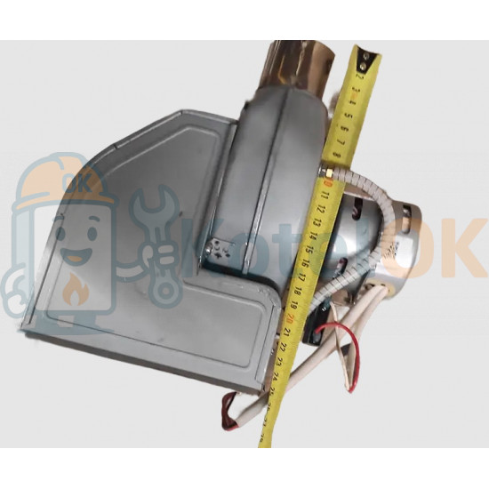 Купить Вентилятор з дымоходной коробкой  для газовой колонки  MIDEA JSG22-12HC2 (17451100004767) – оригинальная запчасть для котла