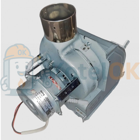 Купить Вентилятор з дымоходной коробкой  для газовой колонки  MIDEA JSG22-12HC2 (17451100004767) – оригинальная запчасть для котла