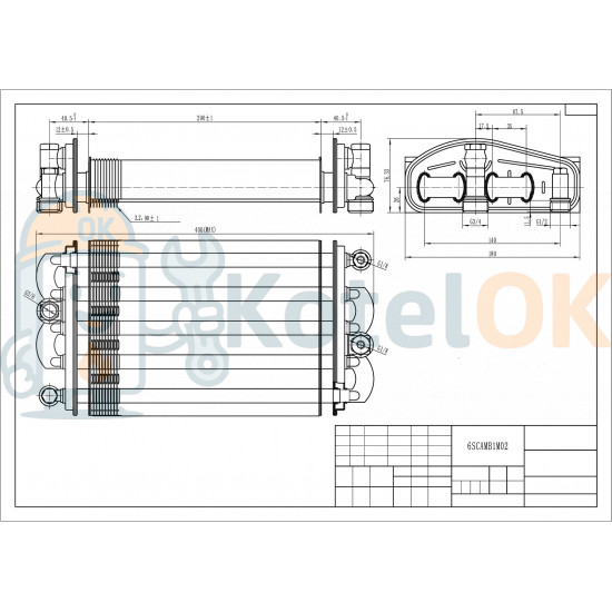 Купити Основний Бітермічний Теплообмінник Fondital Flores Dual Line, Nova Florida Aries Dual Line 6SCAMBIM02 запчастину для котла Купити Основний Бітермічний Теплообмінник Fondital Flores Dual Line, Nova Florida Aries Dual Line 6SCAMBIM02 – оригінальна запчастина для котла