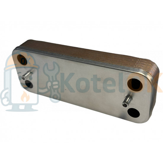Купить Пластинчатый теплообменник  10 пластин (аналог ZILMET)   17B1901244 (10) – оригинальная запчасть для котла