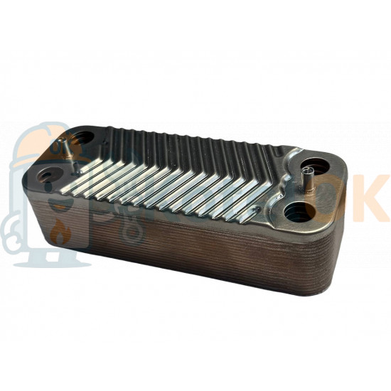 Купить Пластинчатый теплообменник 12 пластин (аналог ZILMET) арт.  7828745, Z0700.01.20.00, 1.022220, 1.022221, 17B1901606, 8705406264 (12) – оригинальная запчасть для котла