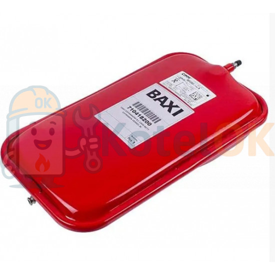 Купить Расширительный бак 8 л ( под скобу ) для котла Baxi Eco Compact, Power.  940701/ISP, 710418200 – оригинальная запчасть для котла