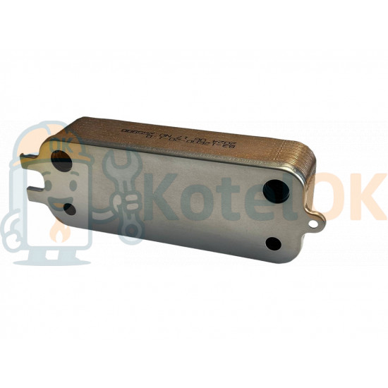 Купити Пластинчатий теплообменник 22 пластины  (аналог ZILMET) 8716771988 (22) – оригінальна запчастина для котла