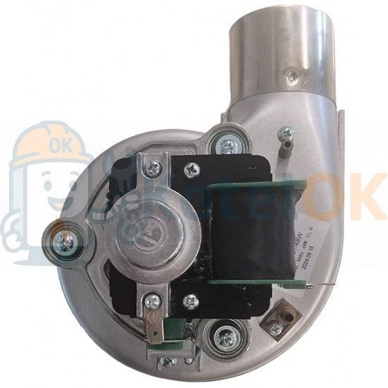Купить Вентилятор (турбина) для газовых навесных котлов Hermann Habitat, Tiberis Oberon (H035002931, 35002931) (48 Вт) – оригинальная запчасть для котла