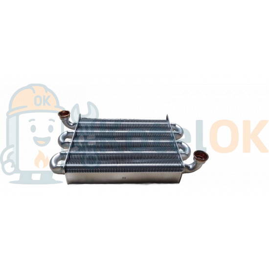 Купити Основний Первинний Теплообмінник для котлів Sime 25 BF ➣ Format DGT, Brava ONE, Brava SLIM, 6174275, 65113395, 65113396, 65119090, 65106297 – оригінальна запчастина для котла