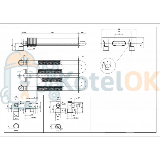 Купити Основний Монотермічний Теплообмінник для котлів Immergas Mini 24 kw, Mini 24 kw Special ,арт.1.018959 , 3.026996 – оригінальна запчастина для котла