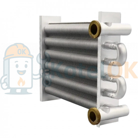 Купить Основной Монотермический Теплообменник  для котлов Biasi Nova Parva, Parva Control, Parva Comfort , BI1202101 – оригинальная запчасть для котла