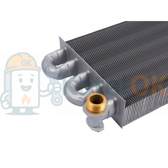Купити Основний Монотермічний Теплообмінник для котлів Viessmann Vitopend WH1B, WH1D 24 кВ, арт. 7825510 – оригінальна запчастина для котла