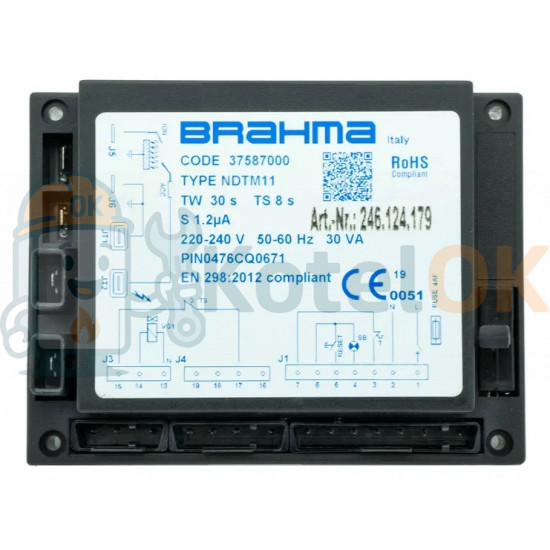 Купити Плата управління Brahma FM11 SIME RX CE 5171625 ( арт.6178834, 37010010, 6178830 ) – оригінальна запчастина для котла
