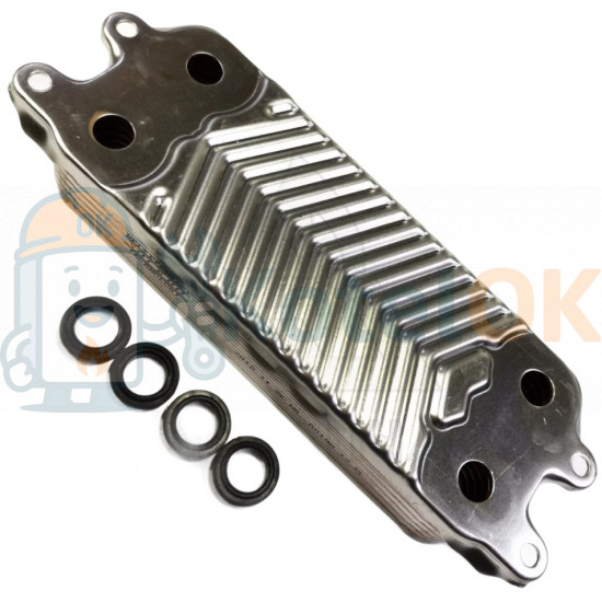 Купити Теплообмінник пластинчастий 14 пл. Vaillant TEC pro - 0020020018 – оригінальна запчастина для котла