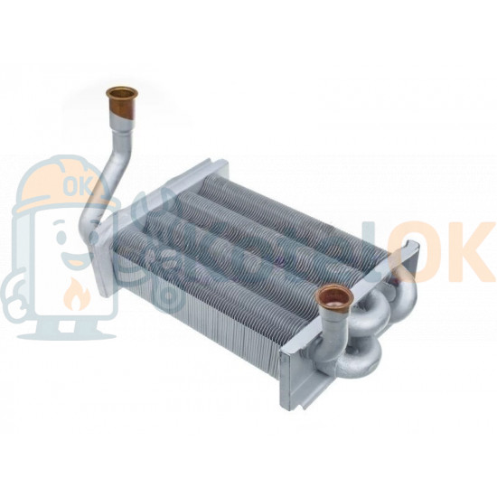 Купить Первичный теплообменник для котлов Protherm Рысь Lynx 24 (дымоходные версии), Demrad Atron H24 D001020012 – оригинальная запчасть для котла