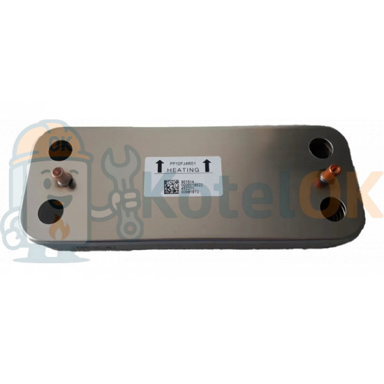 Купить Пластинчатый теплообменник 14 пластин Demrad Atron, Aden, Nitromix, Kalisto, Nitron, Adonis D020116522, D003200026. 3001060233 – оригинальная запчасть для котла