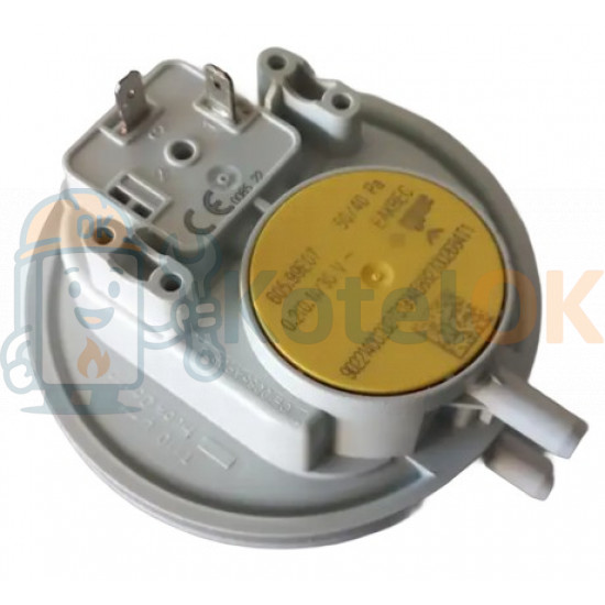 Купити Реле тиску диму (Пресостат) 50/40 Pa для котлів Demrad Atron H24, Nepto HKT2 24, Protherm Рись 24 - D003202405, 3003202405 – оригінальна запчастина для котла