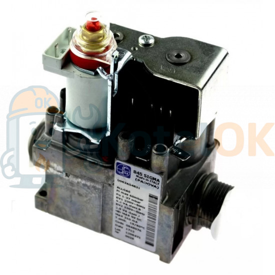Газовий клапан Sit Sigma 845 - 0.845.063, 0.845.076 (білий) (56588300