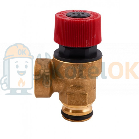 Купити Запобіжний клапан 3 бари Bosch Gaz 3000 W, Junkers Euroline, Ceraclass – монтаж під гвинт – оригінальна запчастина для котла