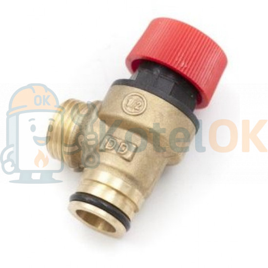 Запобіжний клапан 3 бари латунний BAXI Fourtech, Ecofour / WESTEN Quasar D, Pulsar D (710071200) Купити Запобіжний клапан 3 бари латунний BAXI Fourtech, Ecofour / WESTEN Quasar D, Pulsar D (710071200) – оригінальна запчастина для котла