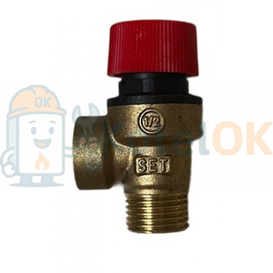 TEKNIX ESPro Запобіжний клапан 3 бари G 1/2 ED03-24 TEKNIX ESPro Запобіжний клапан 3 бари G 1/2 ED03-24