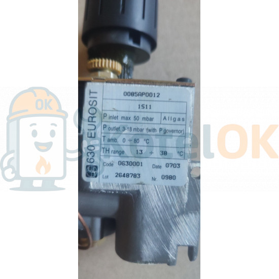 Купити Газовый клапан 630 EUROSIT (Евросит) для газовых конвекторов - 0.630.001 (оригинал Demrad) – оригінальна запчастина, найкраща ціна, швидка доставка Купити Газовый клапан 630 EUROSIT (Евросит) для газовых конвекторов - 0.630.001 (оригинал Demrad) – оригінальна запчастина, найкраща ціна, швидка доставка