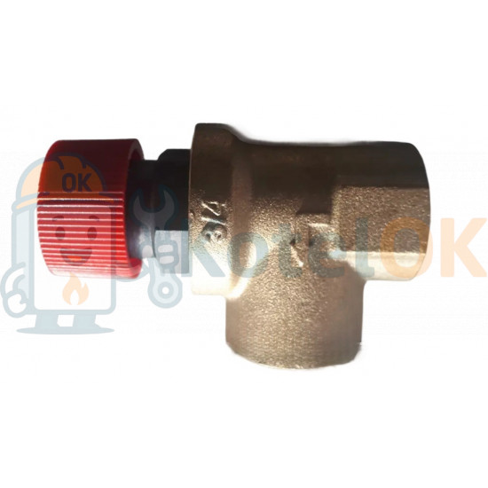 Предохранительный клапан сброса давления 3 бар 3/4" Protherm SS/F, арт. 0020034009, совместим с котлами 120S00/10 и 120S00/11