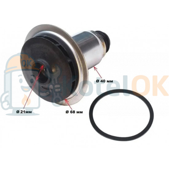 Роторный комплект для насоса Wilo циркуляционного типа, диаметр 21 мм (с валом 40 мм) - модель w15/6