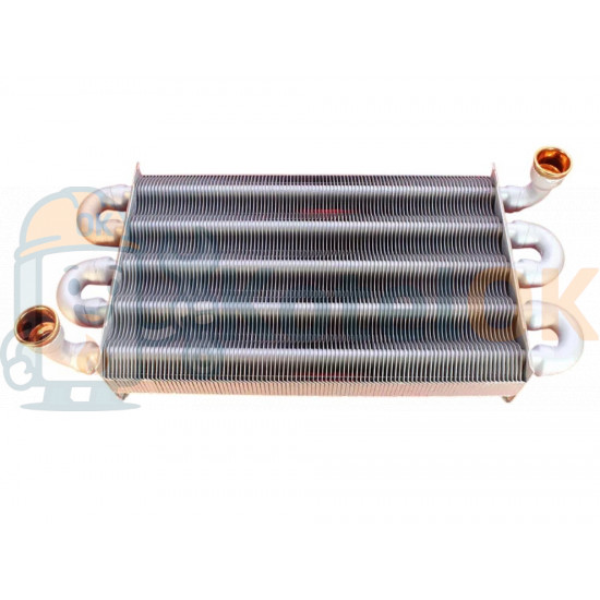 Купити Основний Монотермічний Теплообмінник 0020039182 Saunier Duval Semia F24 | С24,(старий артікул 0020142419; 0020019994. 0020142416, 0020039182, 0020039183). – оригінальна запчастина для котла