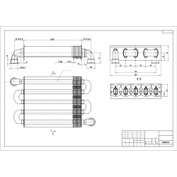 Основний Монотермічний Теплообмінник 0020039183 Saunier Duval Semia F24 | С24,(старий артікул 0020142419; 0020019994. 0020142416, 0020039183).