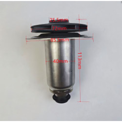 Ротор для насоса Wilo KSL 15/7 72/21 мм склянка 40 мм для насоса Wilo Nova Florida Pictor, Arias, Libra, Fondital Tahiti, Flores,