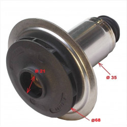 Якір (ротор) для ремонту циркуляційного насоса Wilo внутрішній ф21 мм, склянка ф35 мм - 4071012, 65104227, 65104319, 4522153