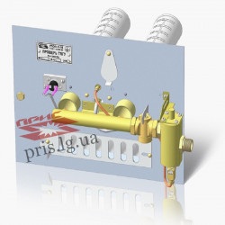 Газопальниковий пристрій УГОП-П-16 з електромагнітним клапаном (Довжина пальника 250 мм)