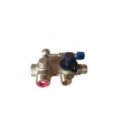 Водний блок латунний (гідроблок) з краном підживлення, Demrad Nepto D003202766