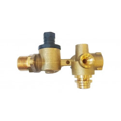 Латунна група зворотного потоку Demrad Kalisto, Nitron з датчиком протоки 3003201509, D003201907