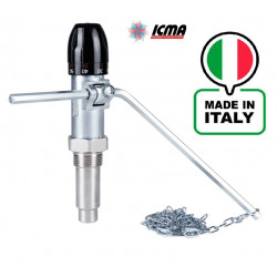 Icma" Регулятор тяги для твердопалаливни котлів №147 3/4"З, 30–100°C, восковий елемент, ланцюжок 90147AE06  Італія