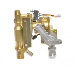 Газо-водяной блок для турбірованих китайських колонок J0041,8-10 л. (під фланець)