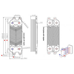 Теплообмінник пластинчастий 13 пл. Protherm Panther, Gepard - 0020059452 Теплообмінник пластинчастий 13 пл. Protherm Panther, Gepard - 0020059452