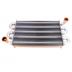 Основний Монотермічний Теплообмінник 0020039182 Saunier Duval Semia F24 | С24,(старий артікул 0020142419; 0020019994. 0020142416, 0020039182, 0020039183).