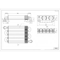 Основний Монотермічний Теплообмінник 0020039182 Saunier Duval Semia F24 | С24,(старий артікул 0020142419; 0020019994. 0020142416, 0020039182, 0020039183).