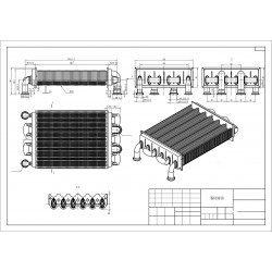Основний Бітермічний Теплообмінник Ferroli Domiproject F32/C32 (39819910) Основний Бітермічний Теплообмінник Ferroli Domiproject F32/C32 (39819910)