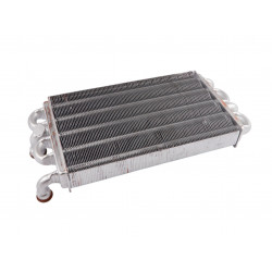 Основний Бітермічний Теплообмінник 39842570 , 39842540 Ferroli Domiproject F32D, Domina F28N