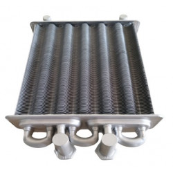 Основний Бітермічний Теплообмінник Ferroli Domiproject F24, Fereasy F24 (різьбове підключення ) (902610190)