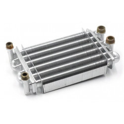 Основний Бітермічний Теплообмінник  52111 для котлів Nobel 18 SE Pro, Altogas, Maxi Boilers, Rocterm