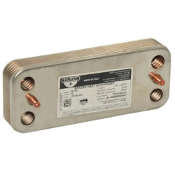 Теплообмінник вторинний Zilmet для котлів TeploWest BASIS ,Airfel , Hi-Therm Optimus арт. DO345-2,17B1901218, 3000001164,7021820020,17B1901230.