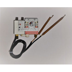 Термостат капілярний комбінований запобіжний 95°С + регулювальний 75°С