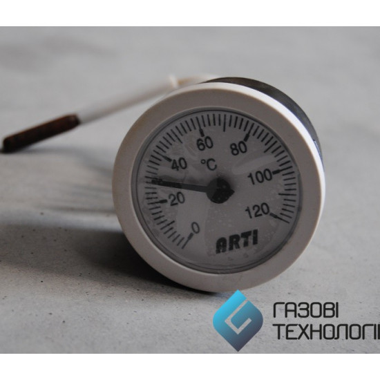 Термометр (круглий) для котлів. CT 52