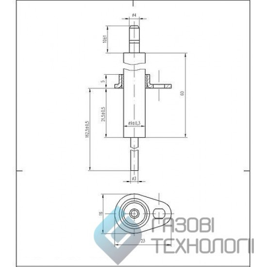 Електрод розпалювання 84169000 (IS002)