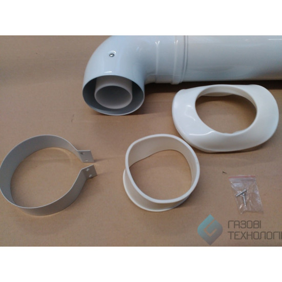 Коаксіальний димохід CK-LN-01 BERETTA, ARISTON, VIESSMANN, WESTEN, BAXI