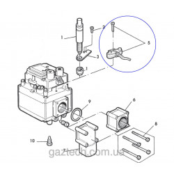 Кабель з контактами для електропідпалу. 0.927.012 Кабель з контактами для електропідпалу. 0.927.012