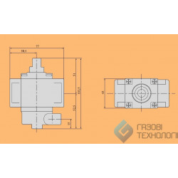 Газовий клапан 440 D3 0.440.005